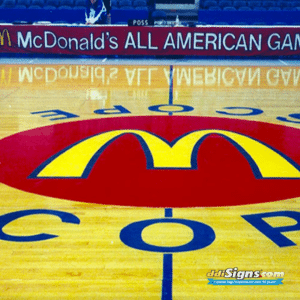 Basketball Floor Graphic Decals