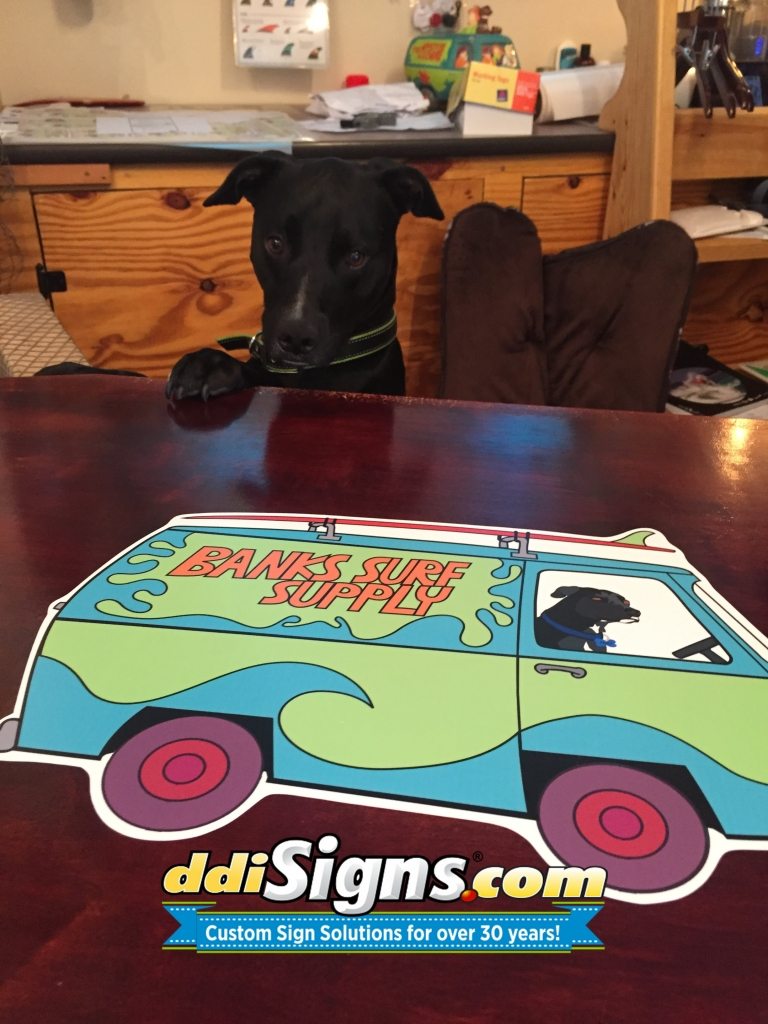 DDI Signs Table Top Removable Decals Manager Fred