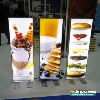 Non Adhesive Backlit Prints Poly Inserts DDI Signs