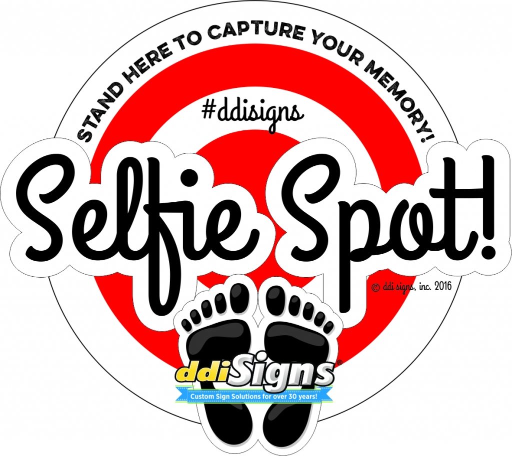 Selfie Spot Decals