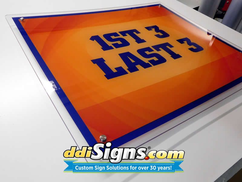 Printed Acrylic Signs