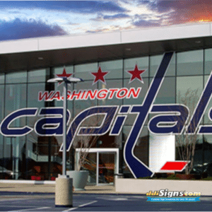 Sports Team Window Graphics for the Washington Capitals Practice Facility