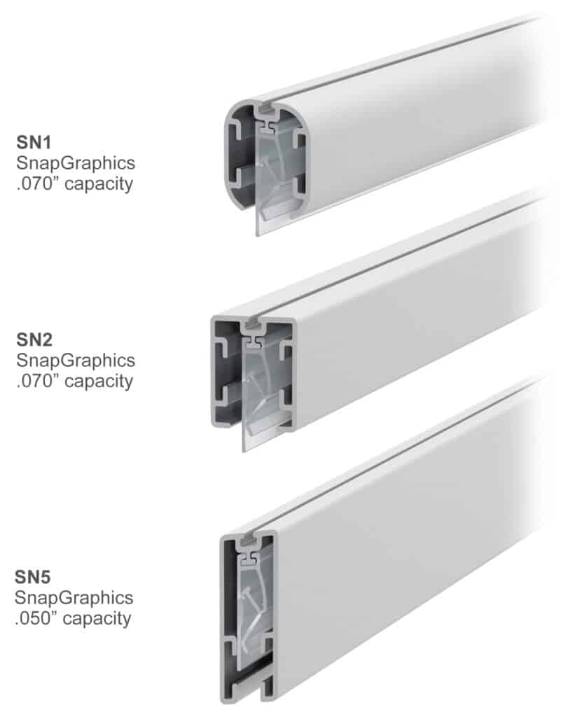 aluminum snap gripper bars